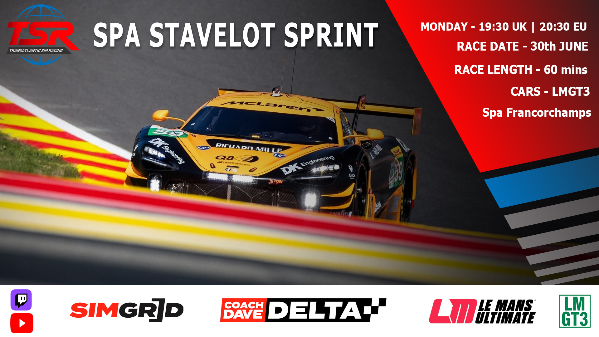 TSR LMGT3 Stavelot Sprint | Spa