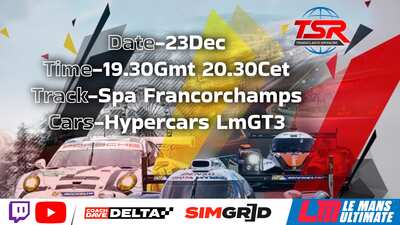 TSR Spa Francorchamps LMU Race